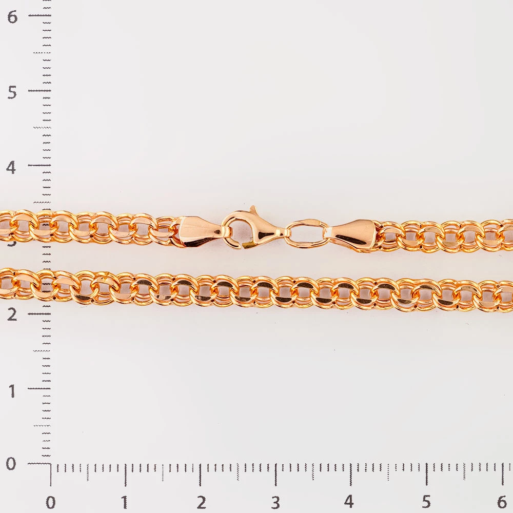 Цепь из красного золота 585 пробы