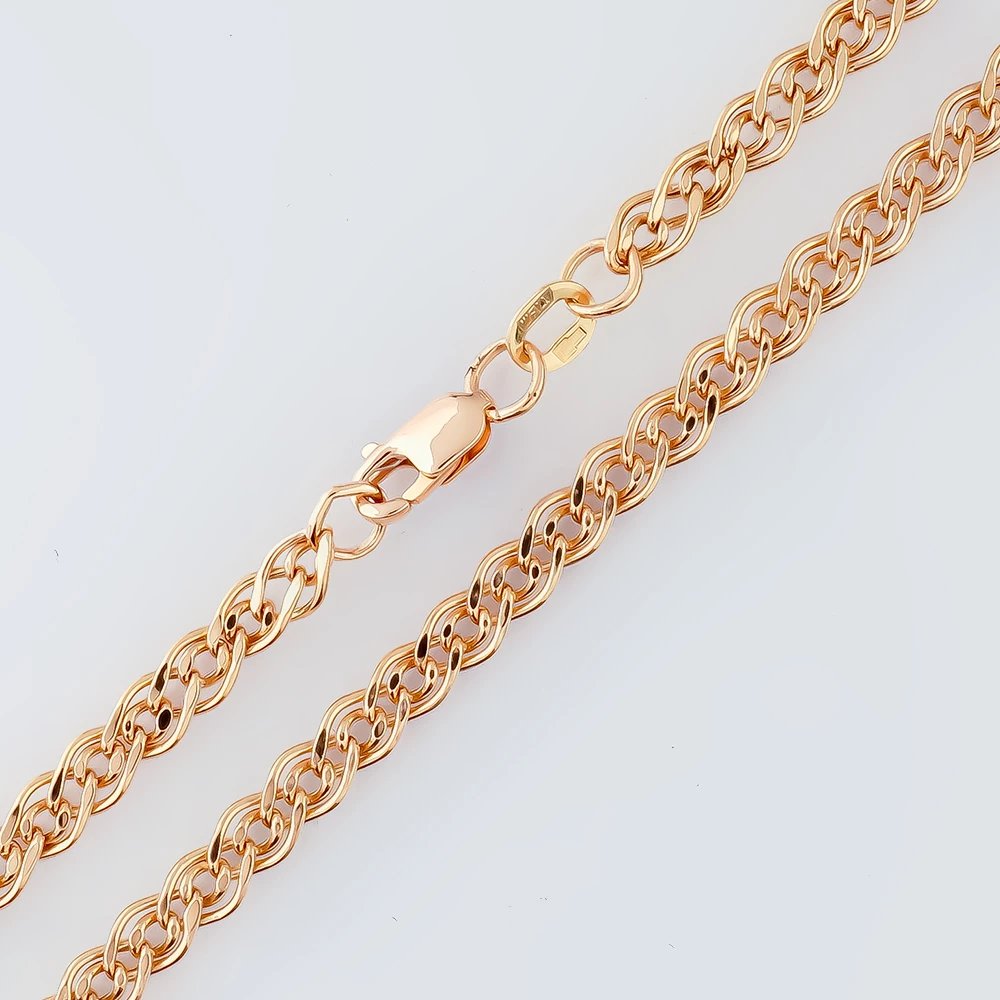 Цепь из красного золота 585 пробы