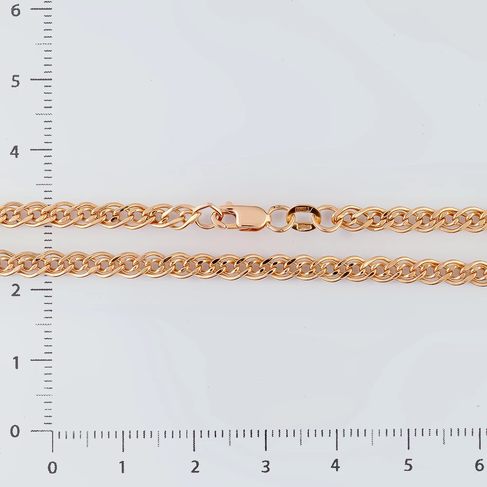 Цепь из красного золота 585 пробы