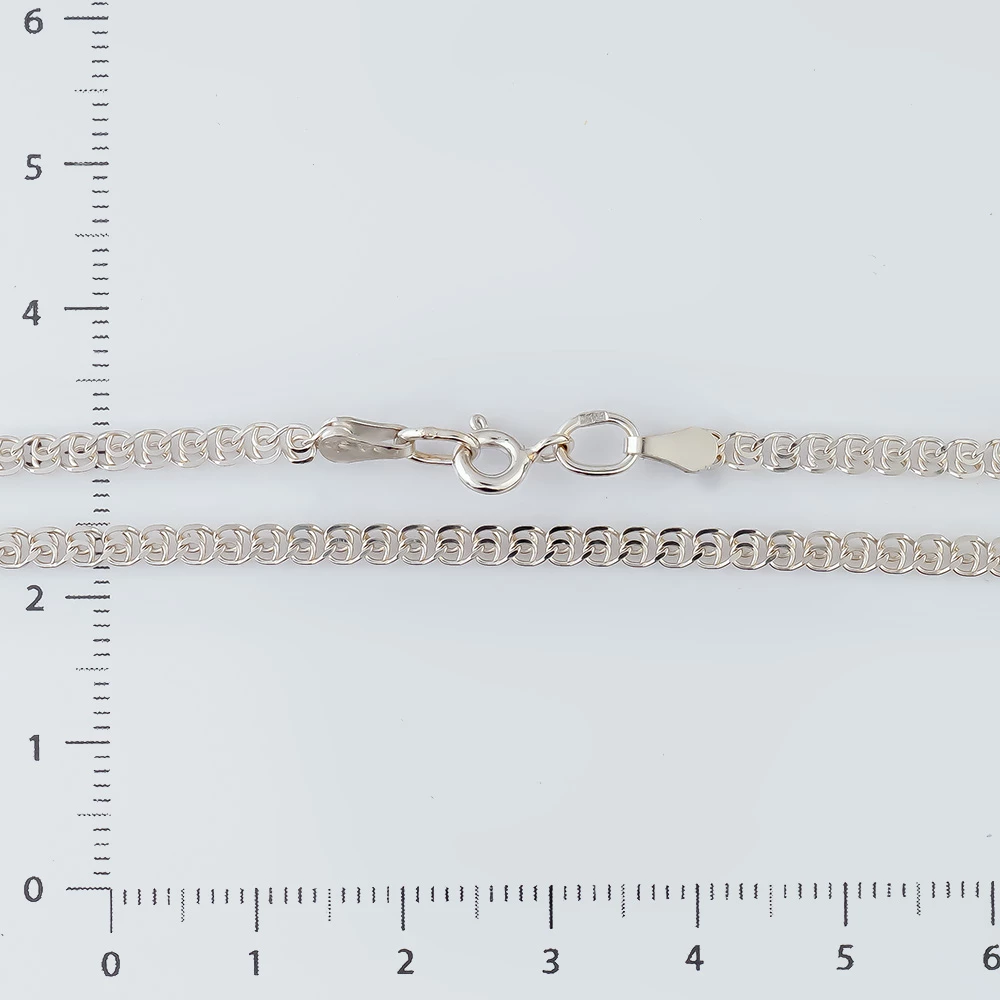 Цепь из белого золота 585 пробы