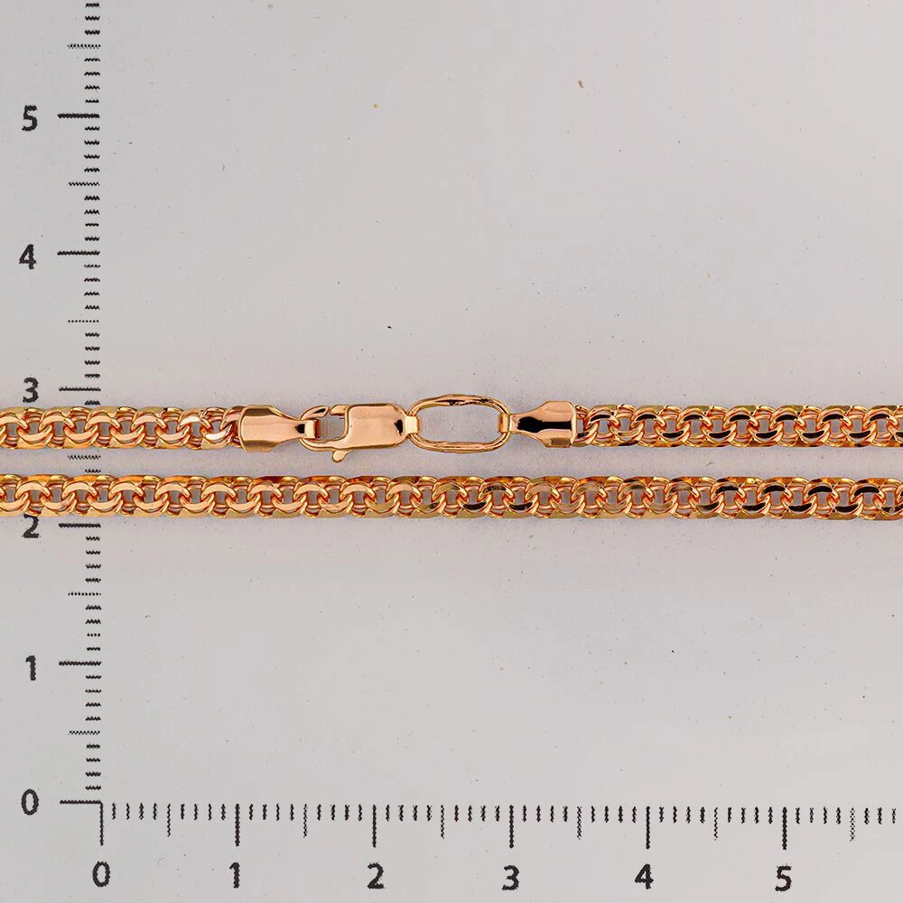 Цепь из красного золота 585 пробы