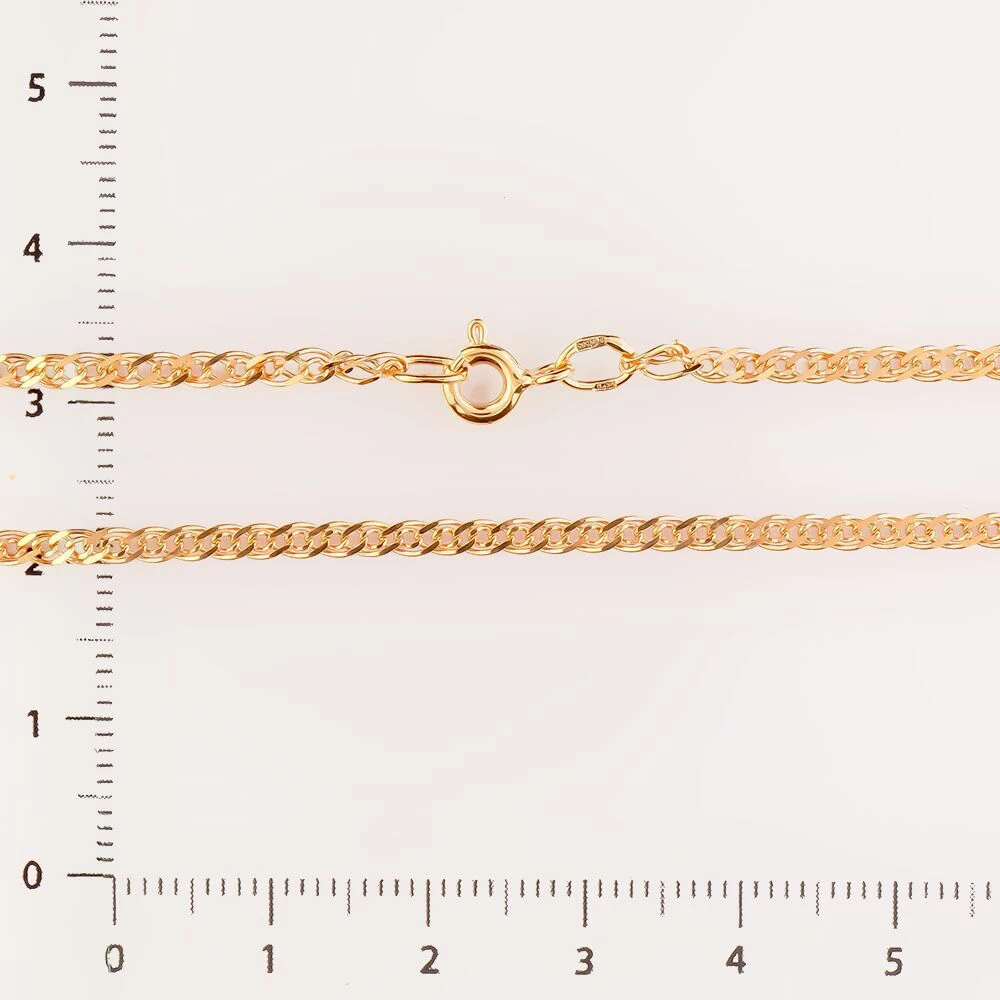 Цепь из красного золота 585 пробы