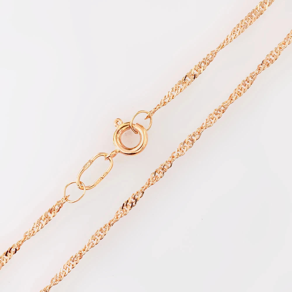 Цепь из красного золота 585 пробы