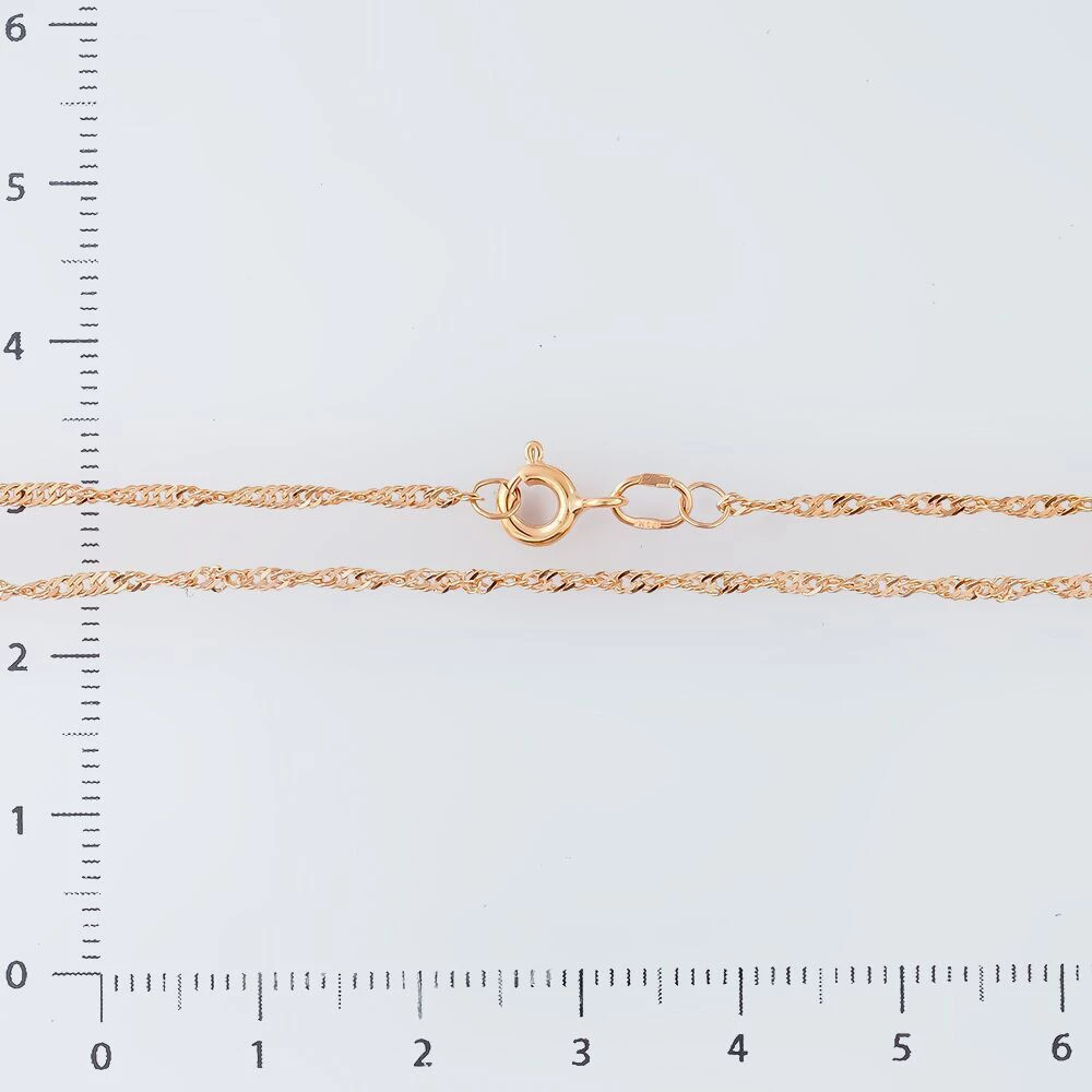 Цепь из красного золота 585 пробы