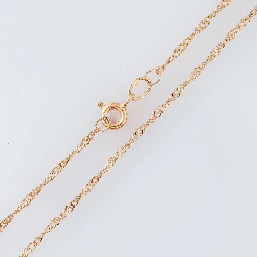 Цепь из красного золота 585 пробы