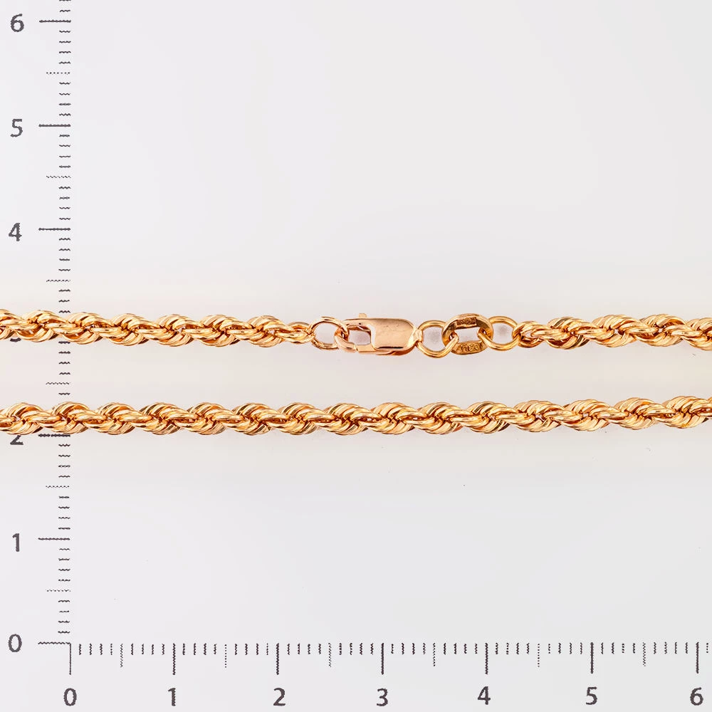Цепь из красного золота 585 пробы