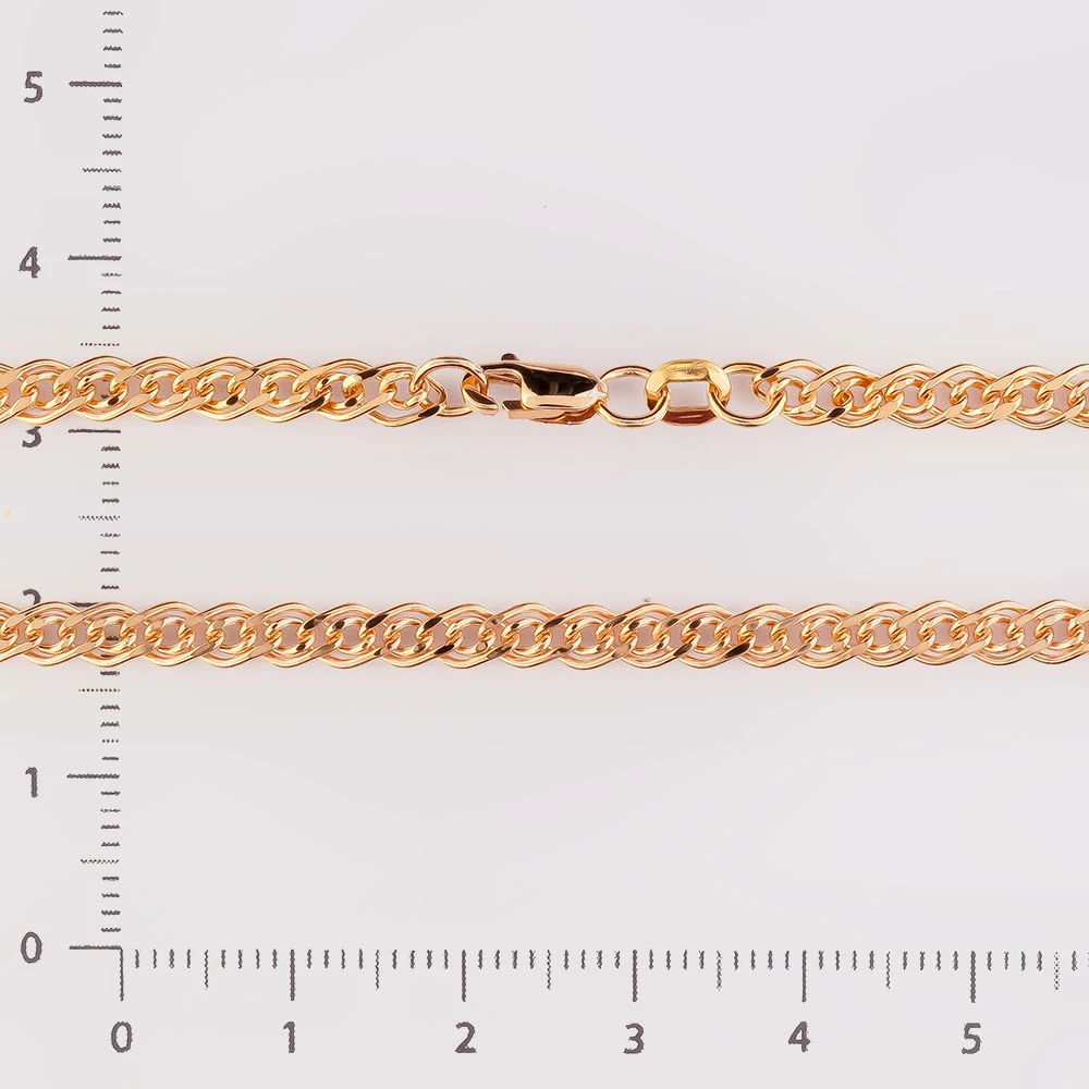 Цепь из красного золота 585 пробы
