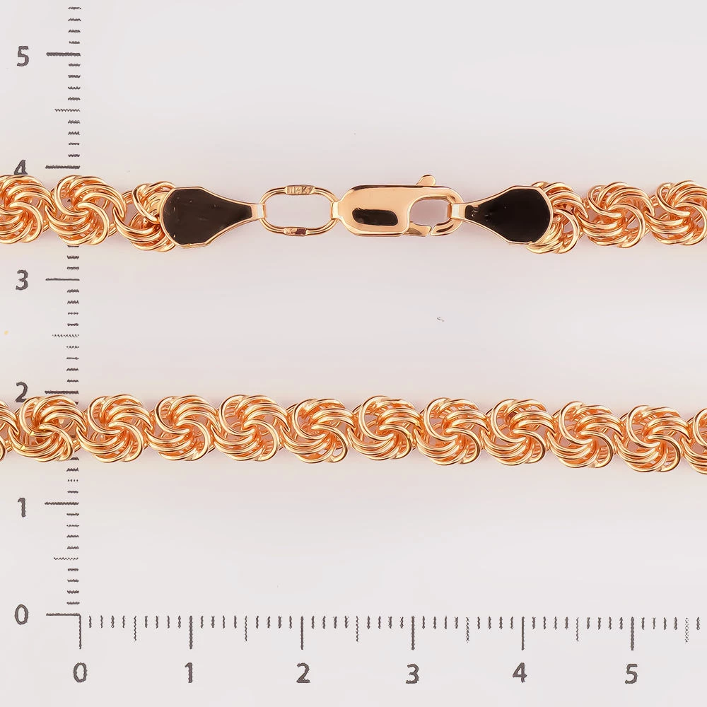 Цепь из красного золота 585 пробы