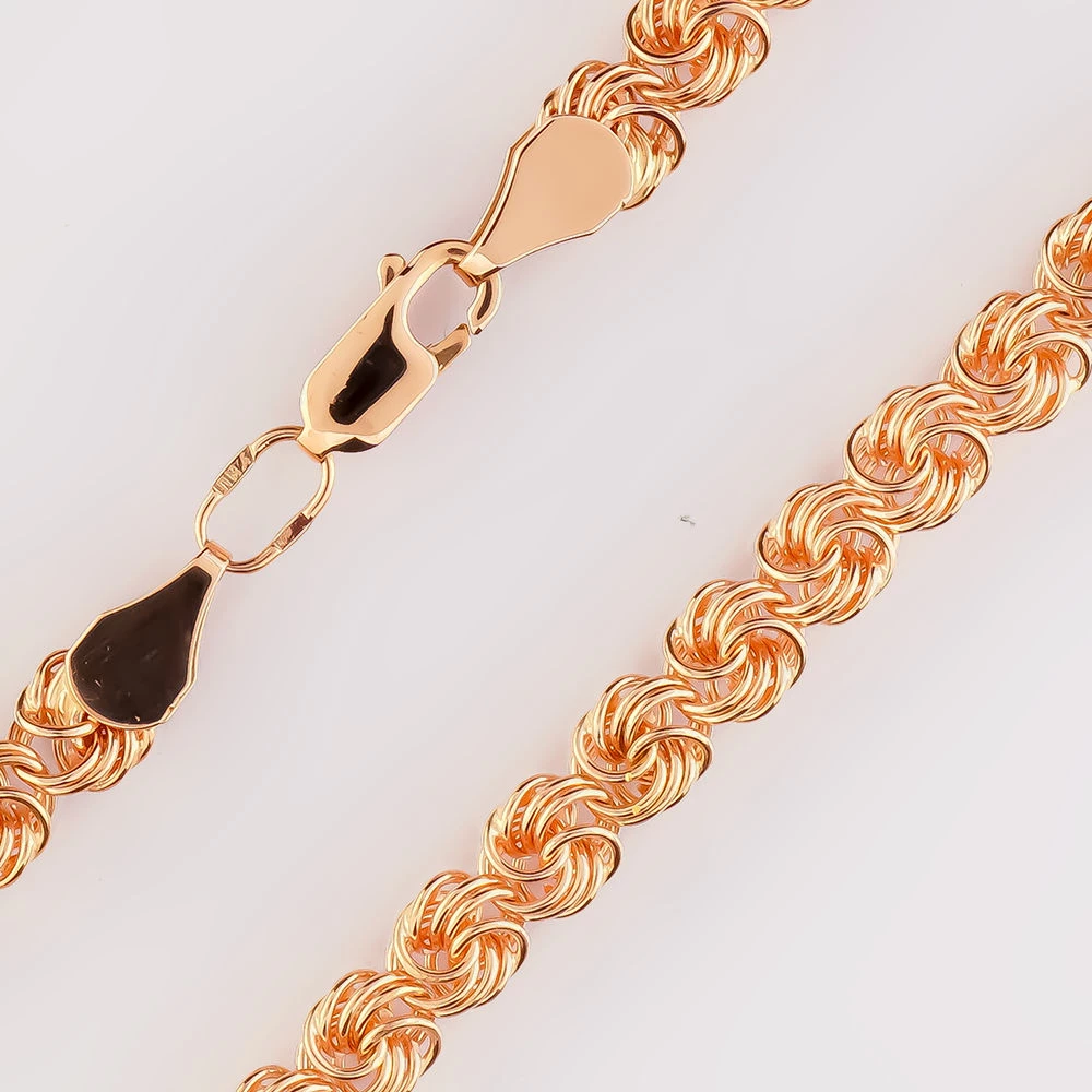 Цепь из красного золота 585 пробы