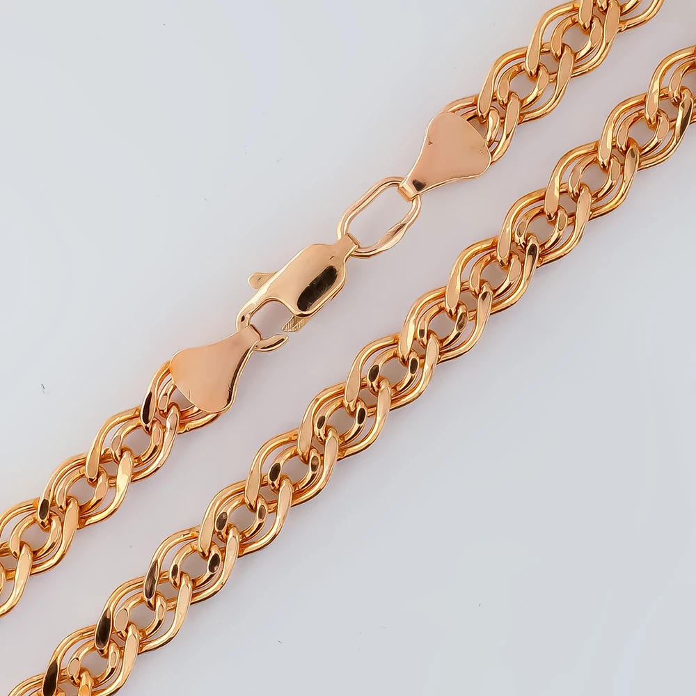 Цепь из красного золота 585 пробы