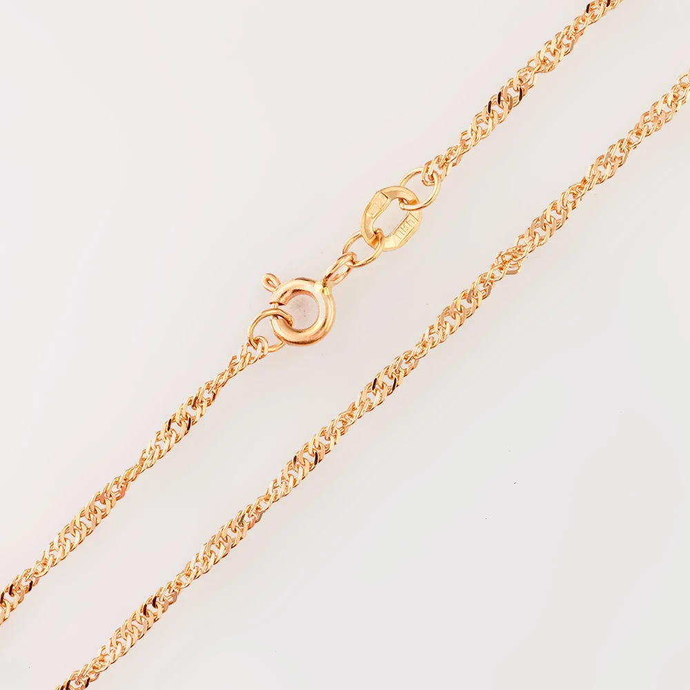 Цепь из красного золота 585 пробы