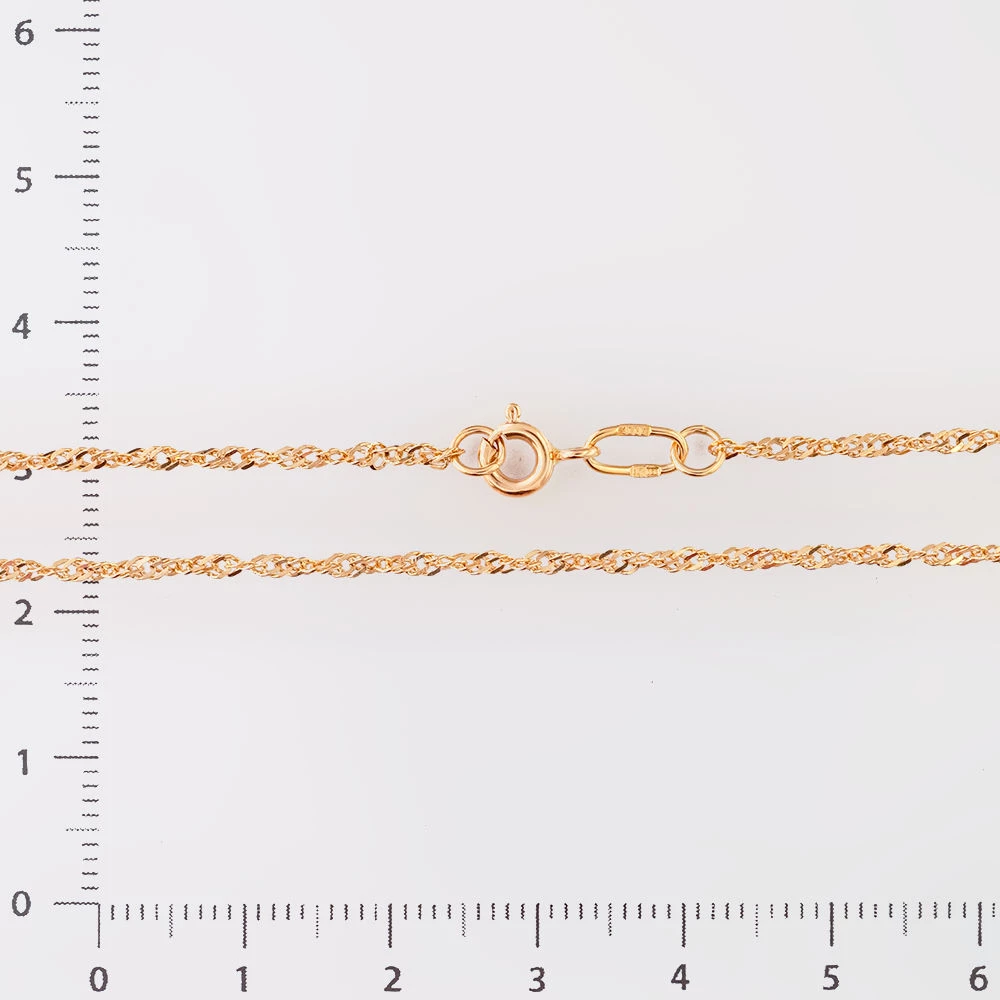 Цепь из красного золота 585 пробы