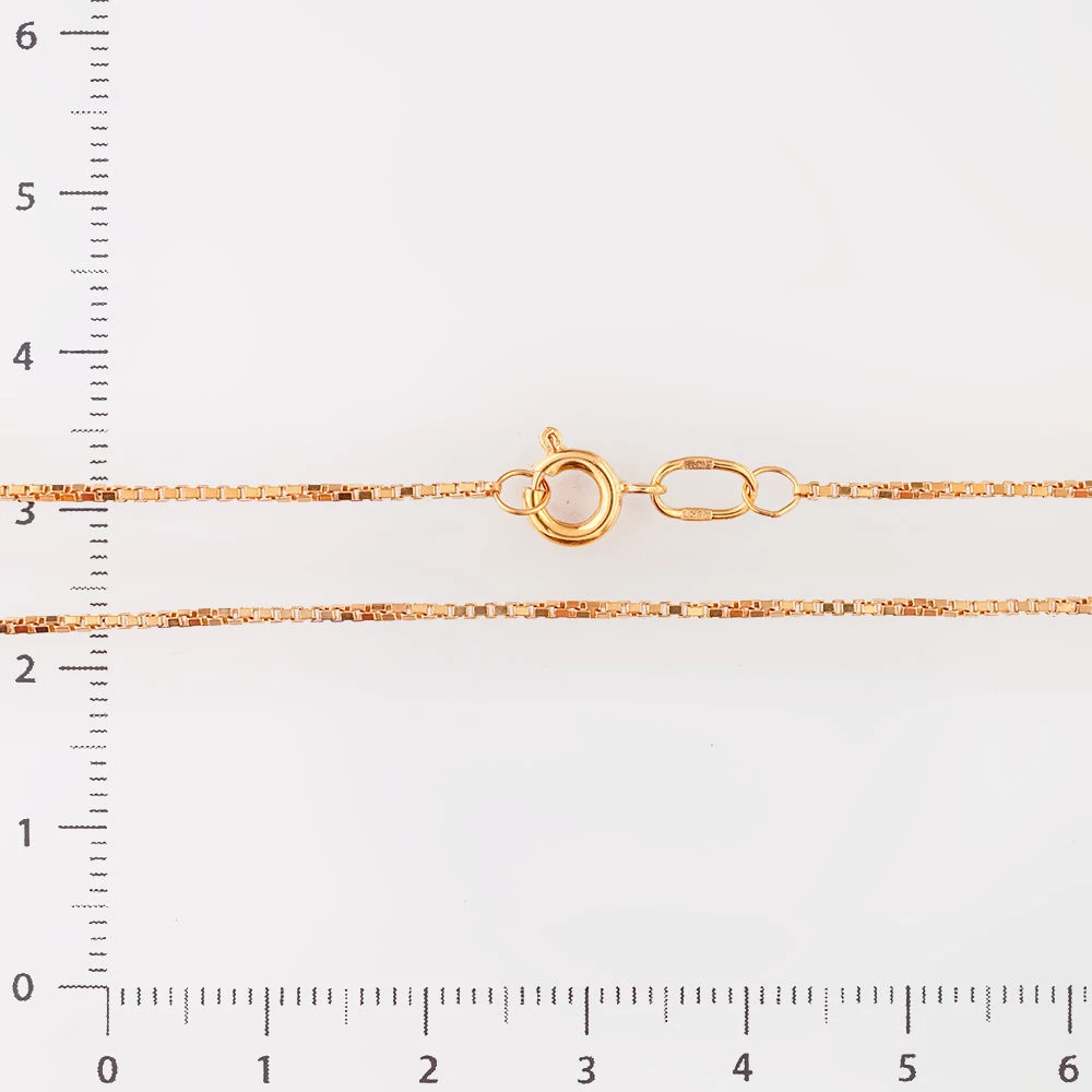 Цепь из красного золота 585 пробы