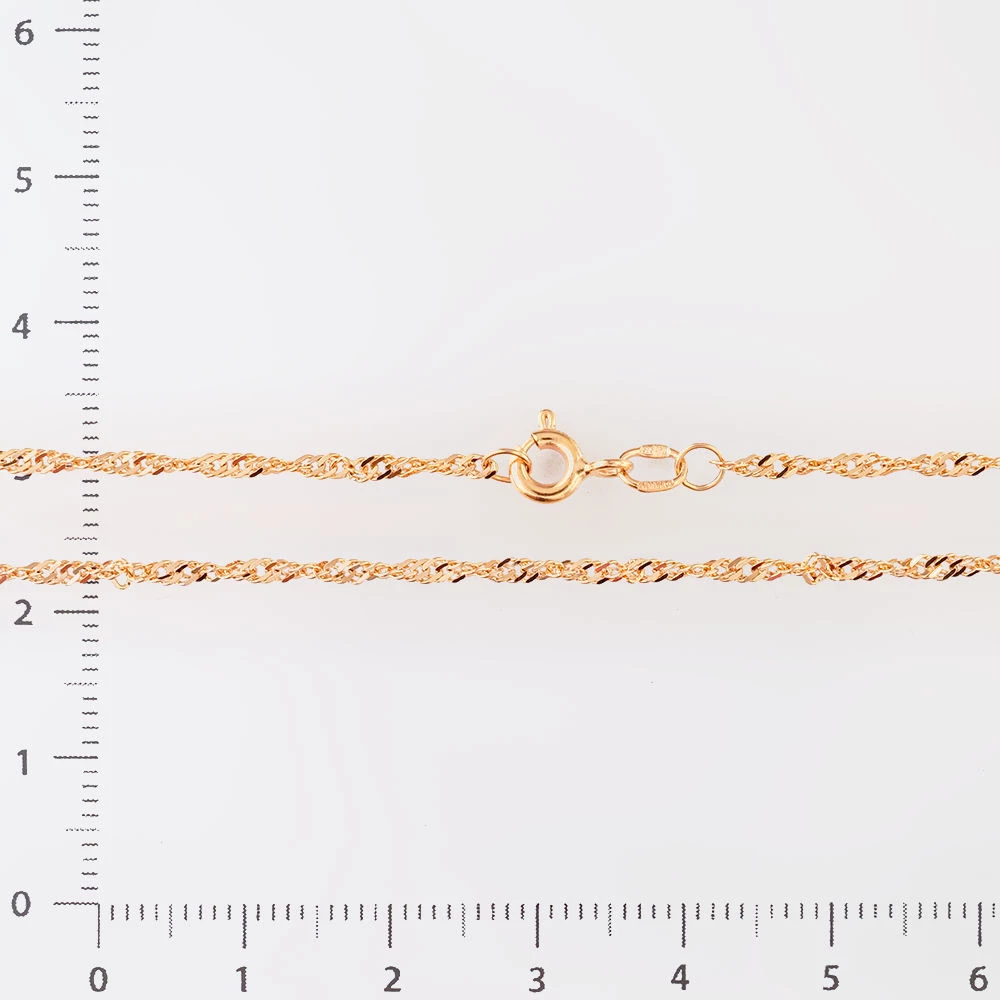 Цепь из красного золота 585 пробы