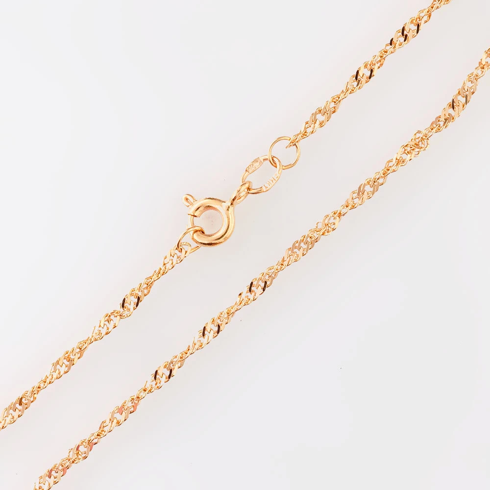 Цепь из красного золота 585 пробы