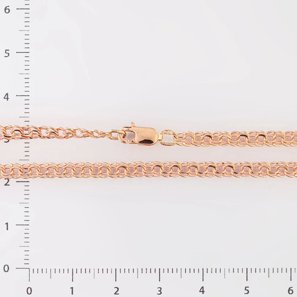 Цепь из красного золота 375 пробы