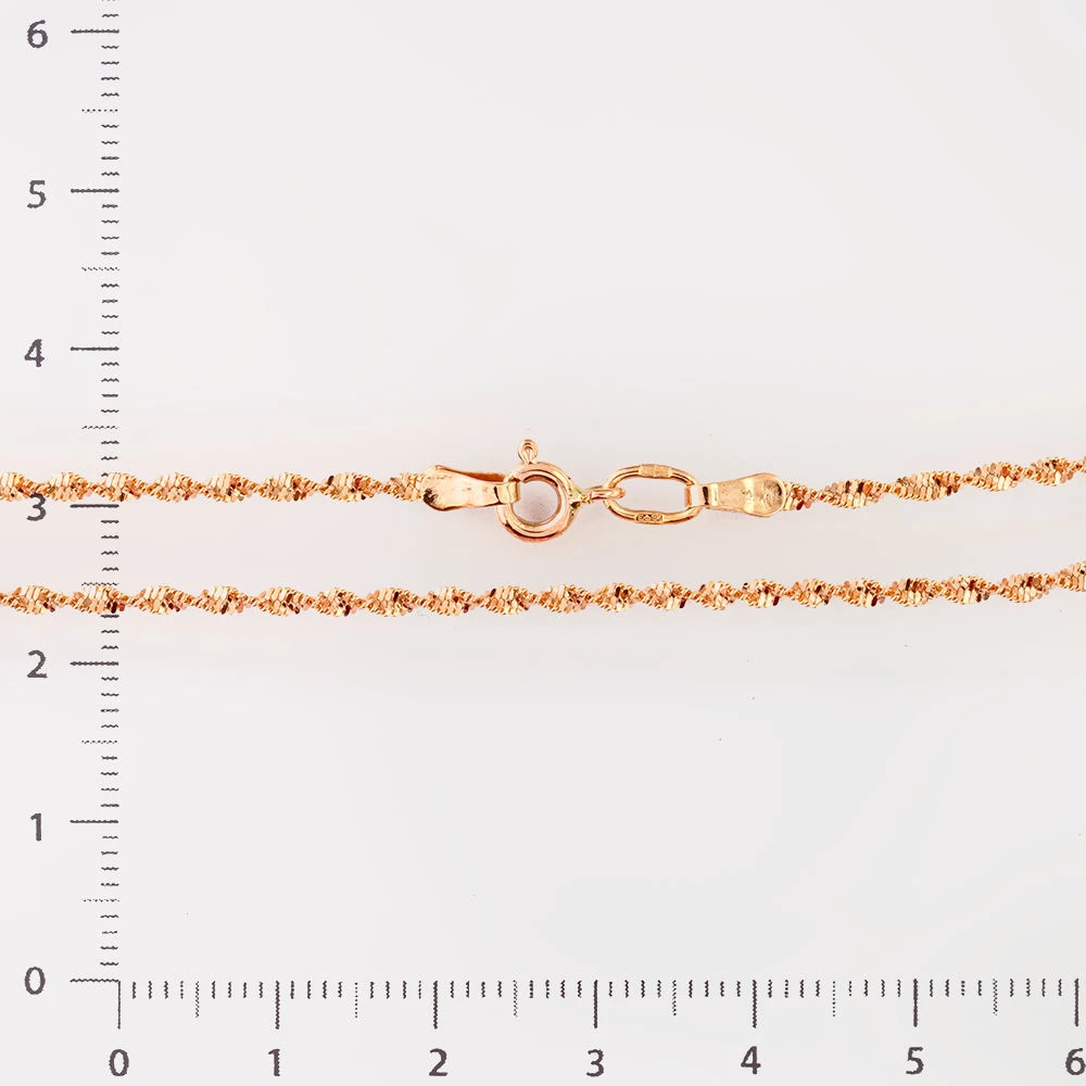 Цепь из красного золота 585 пробы