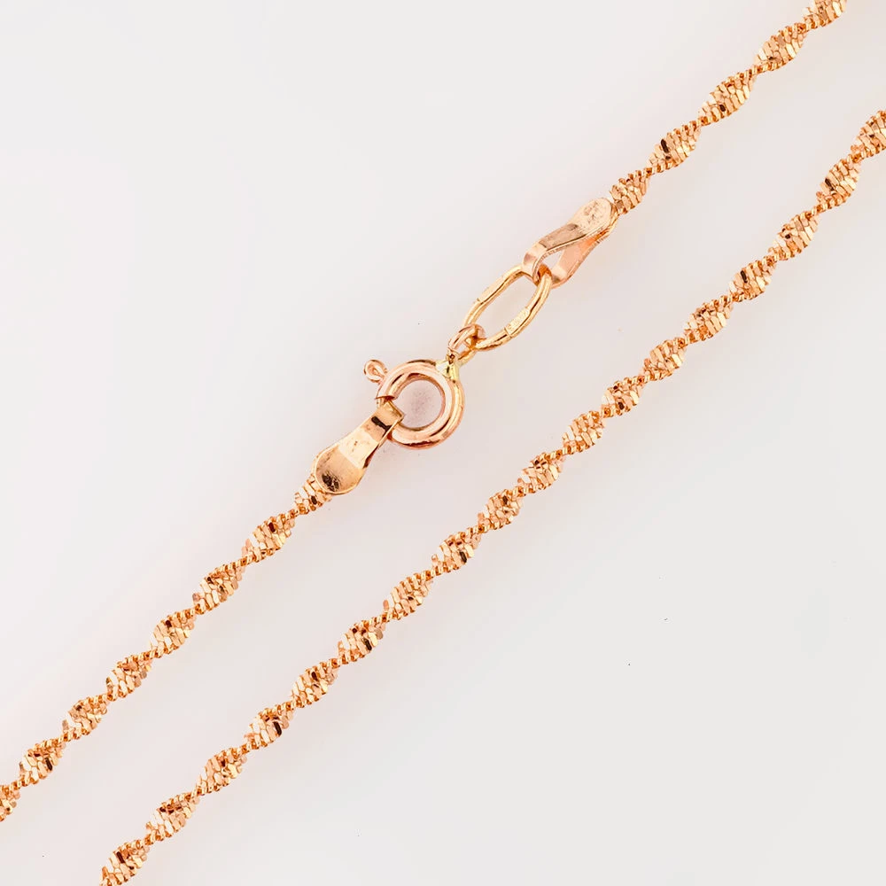 Цепь из красного золота 585 пробы