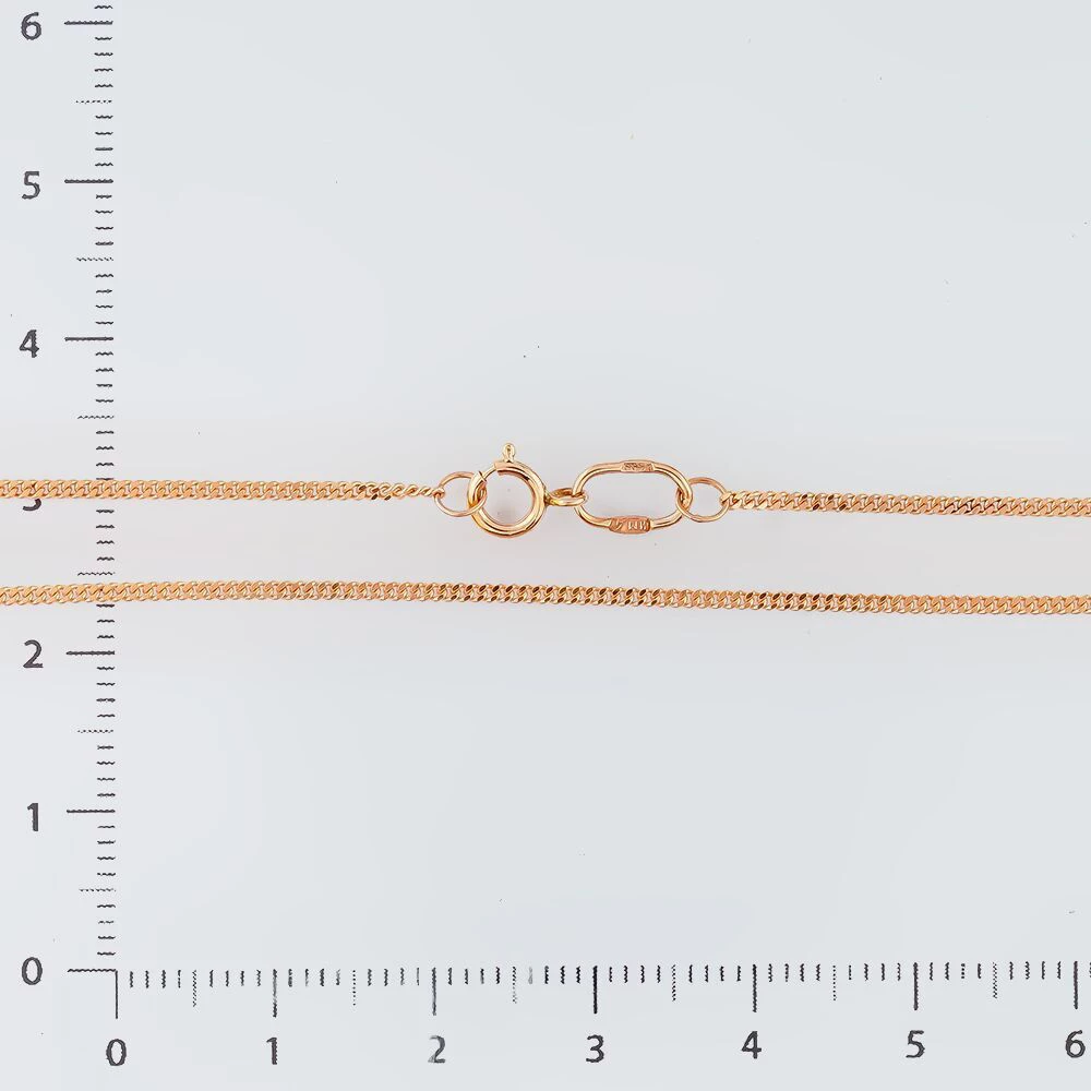 Цепь из красного золота 585 пробы