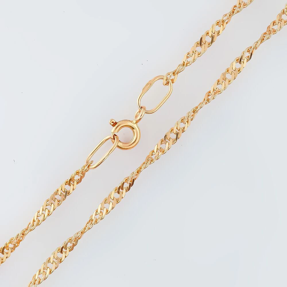 Цепь из красного золота 585 пробы