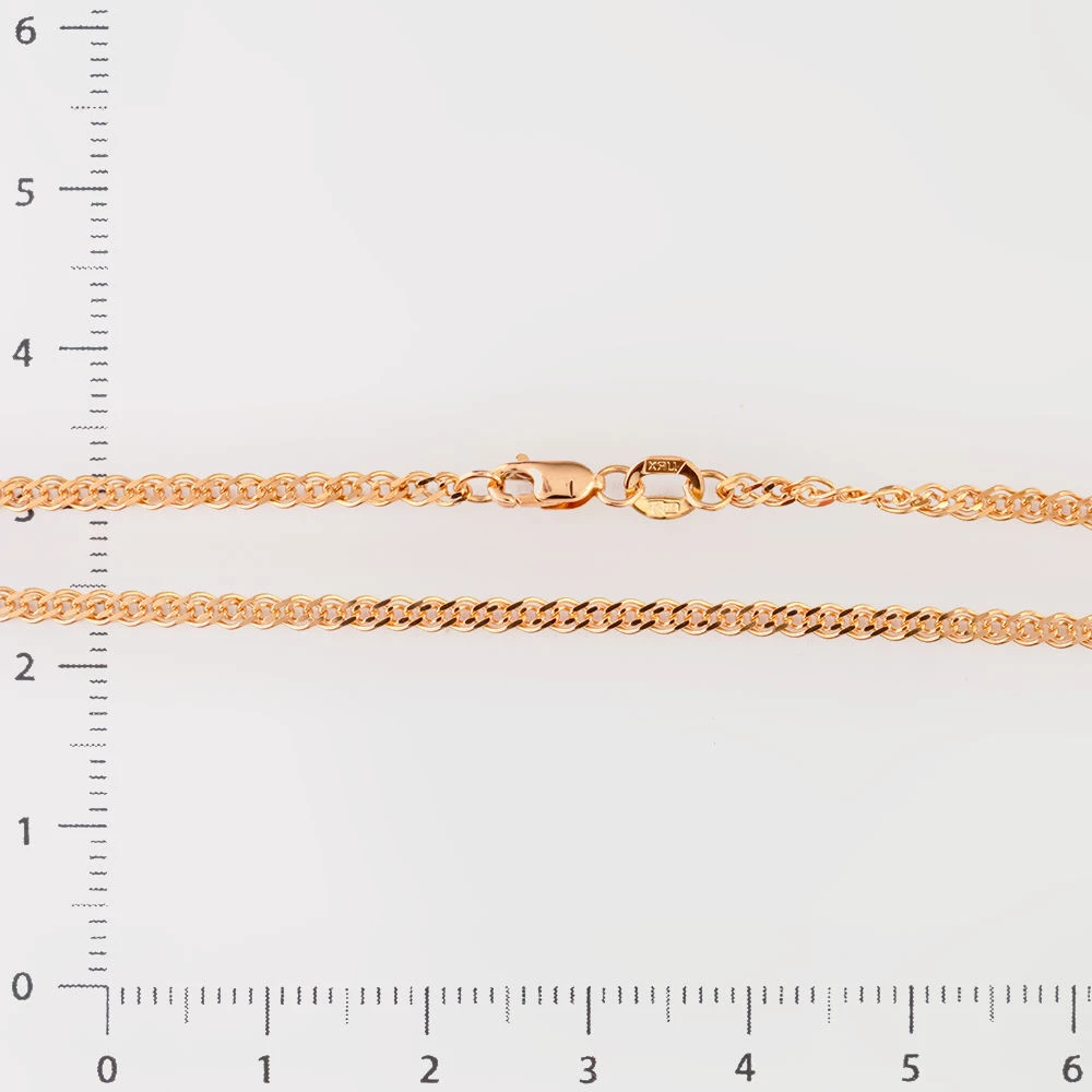 Цепь из красного золота 585 пробы