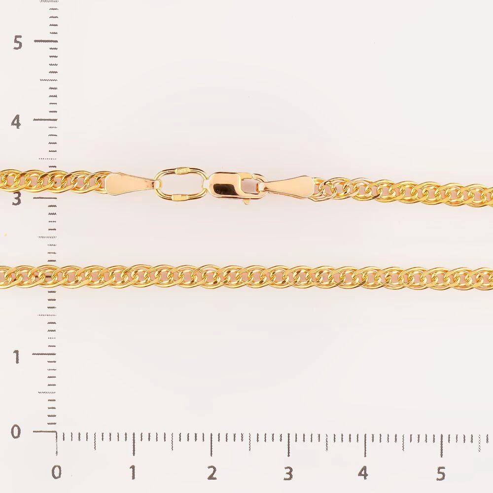 Цепь из красного золота 585 пробы