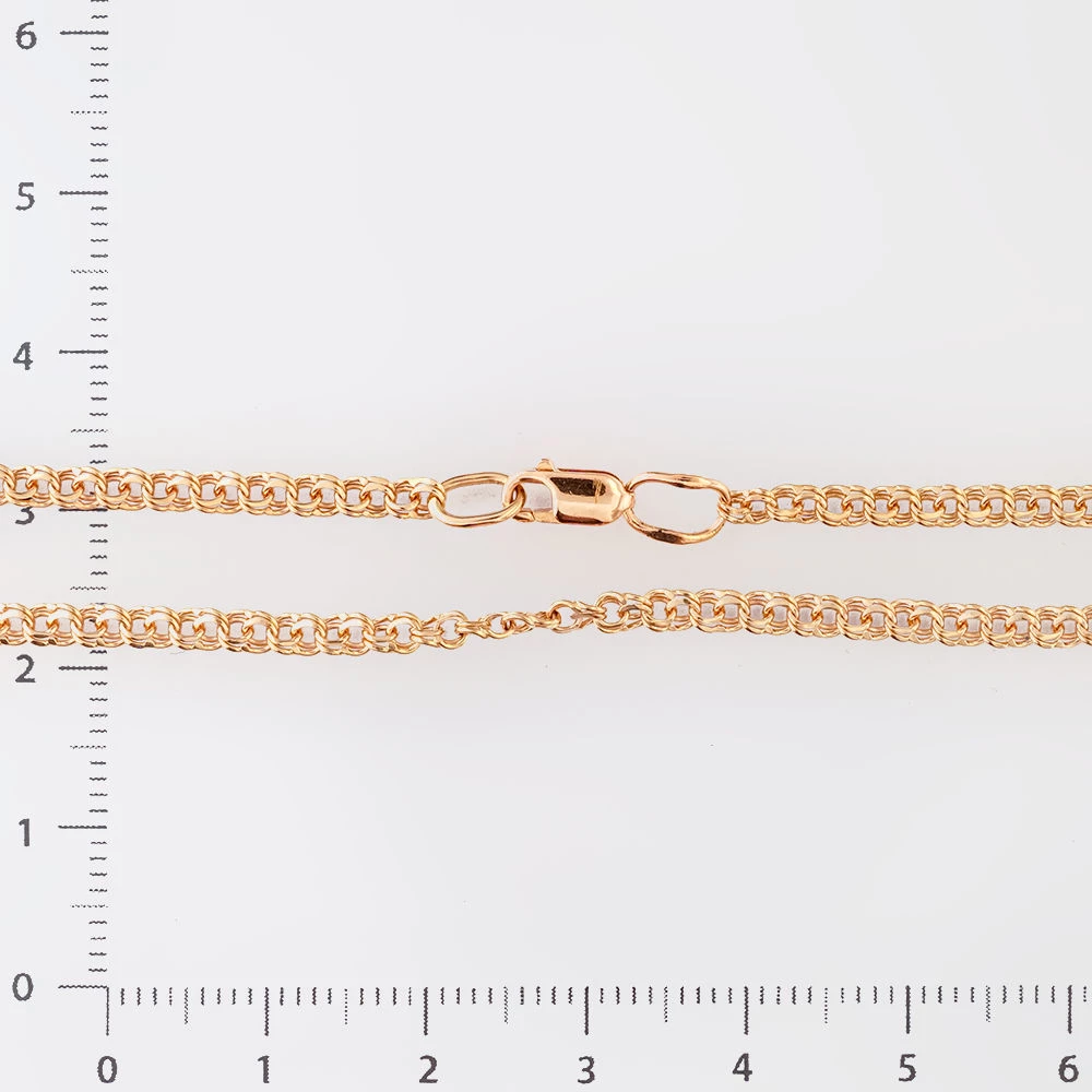 Цепь из красного золота 585 пробы