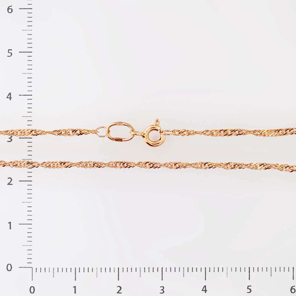 Цепь из красного золота 585 пробы