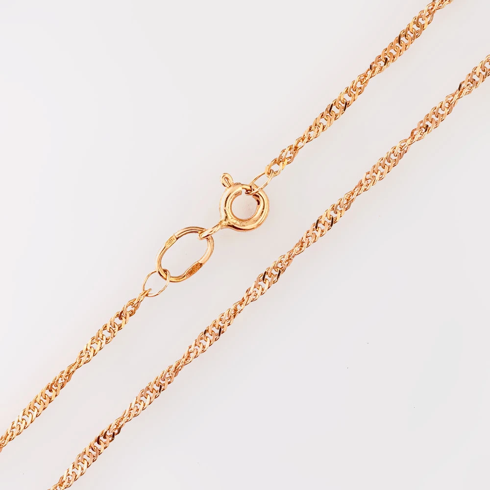 Цепь из красного золота 585 пробы