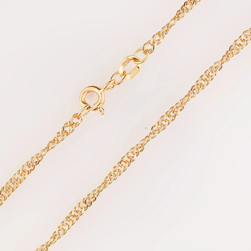 Цепь из красного золота 585 пробы