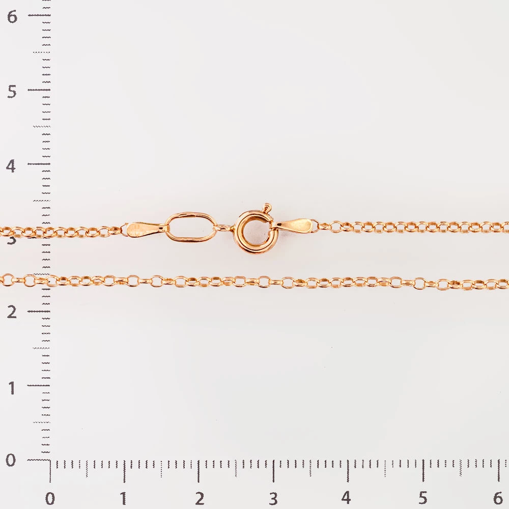 Цепь из красного золота 585 пробы