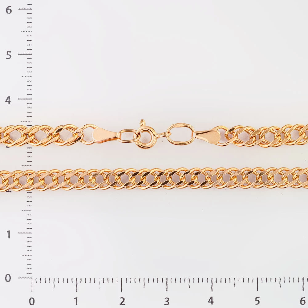 Цепь из красного золота 585 пробы