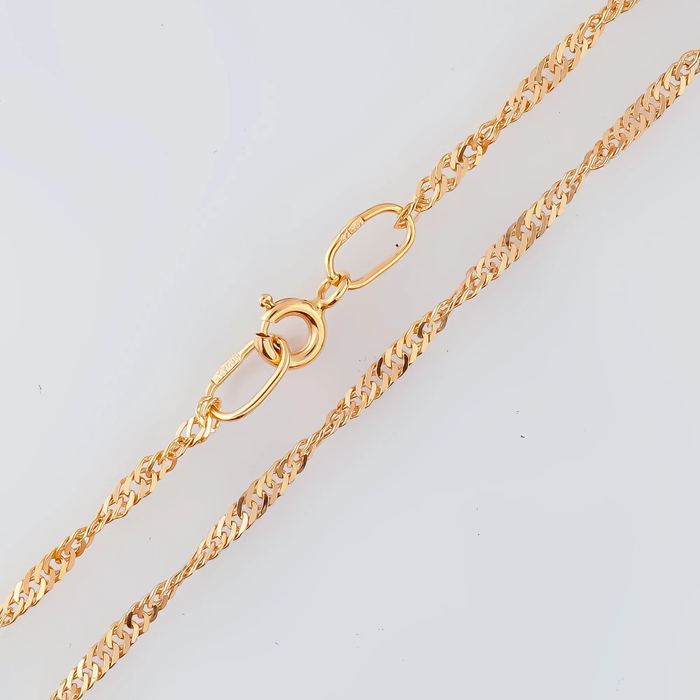 Цепь из красного золота 585 пробы