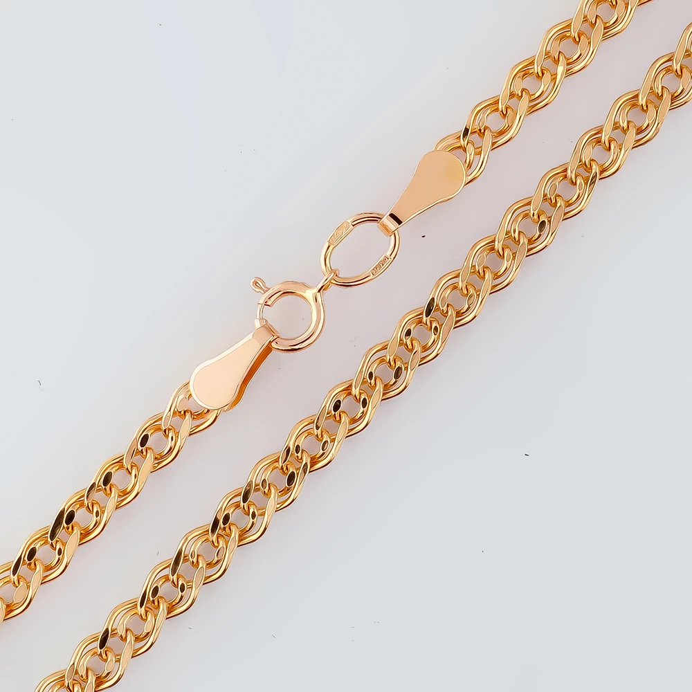 Цепь из красного золота 585 пробы