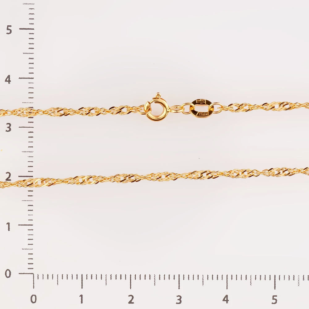 Цепь из красного золота 585 пробы