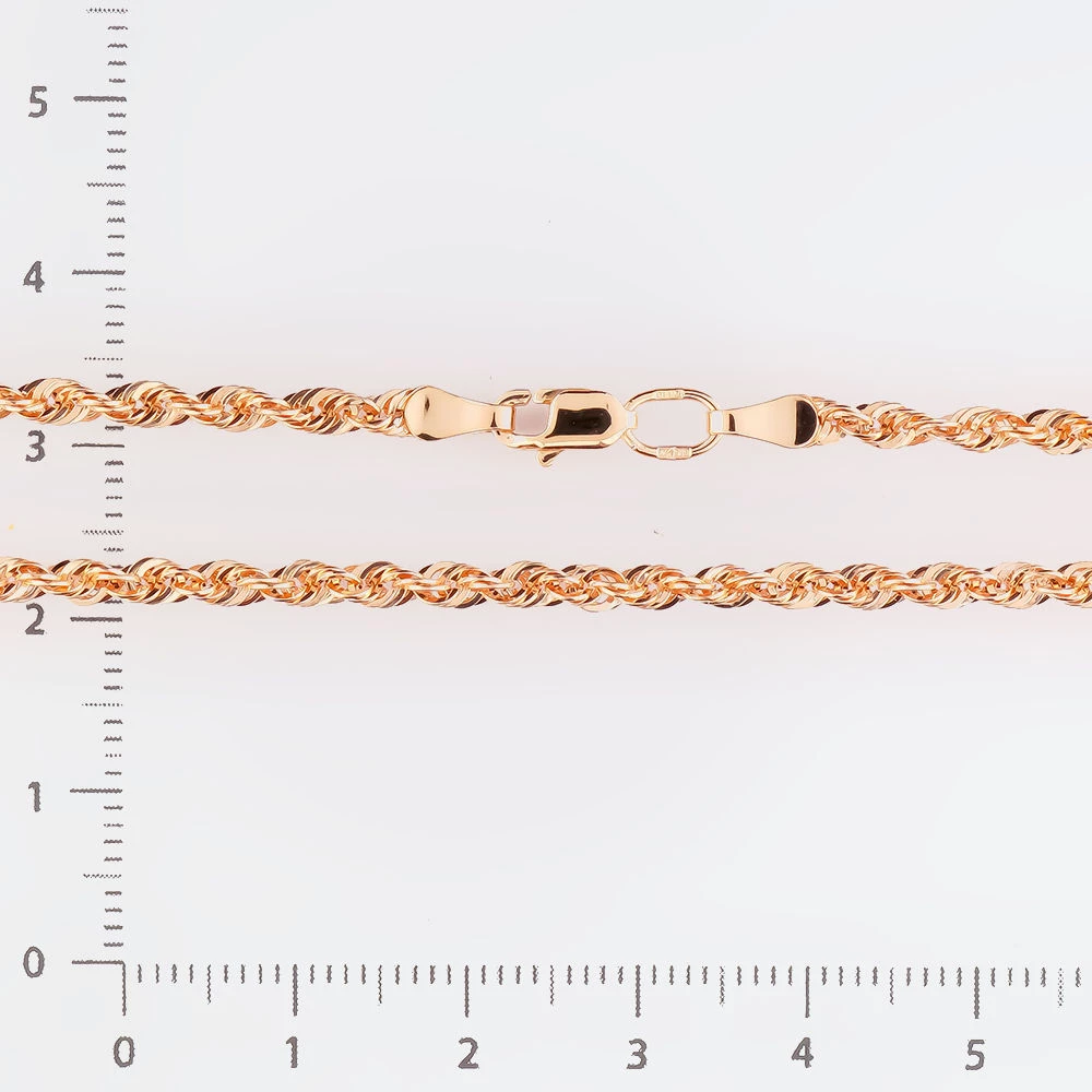 Цепь из красного золота 585 пробы