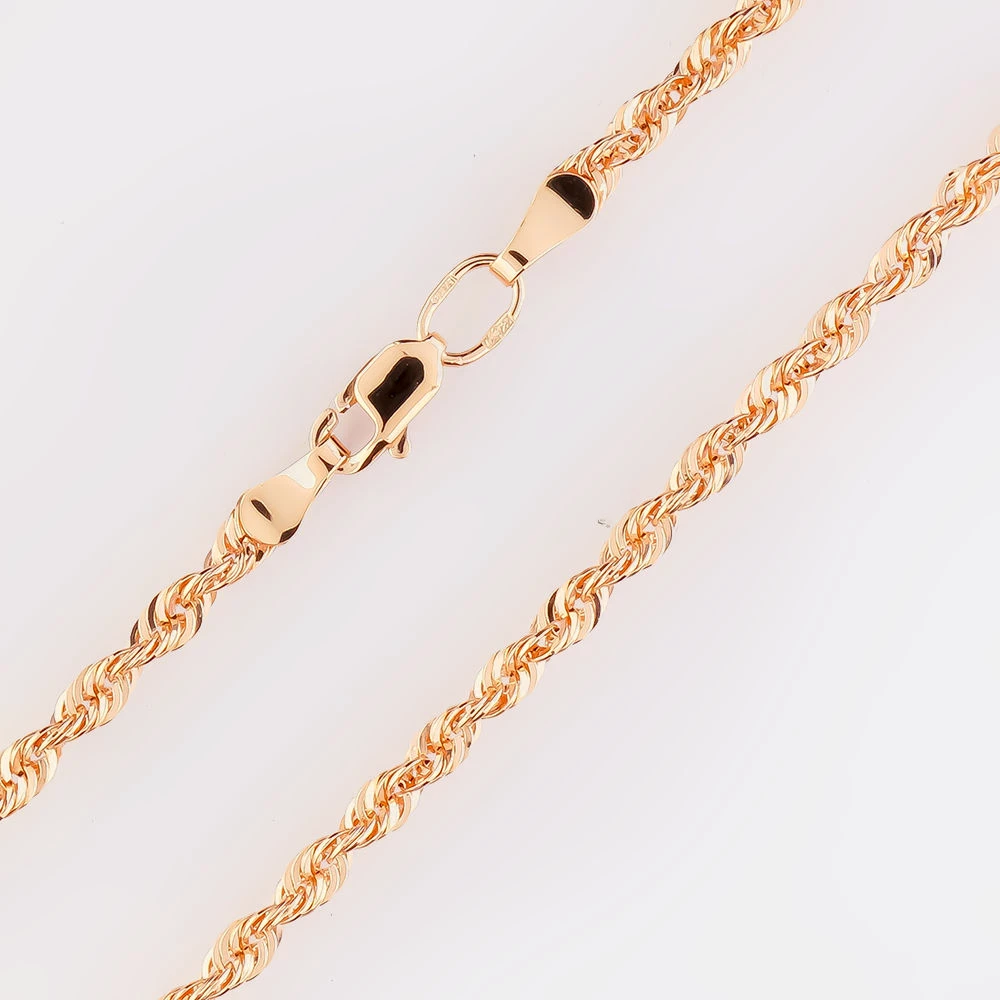 Цепь из красного золота 585 пробы