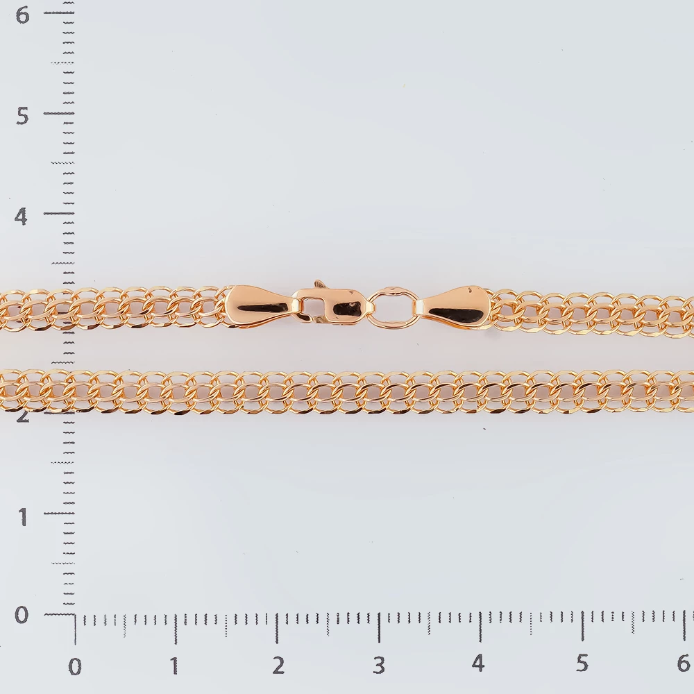 Цепь из красного золота 585 пробы