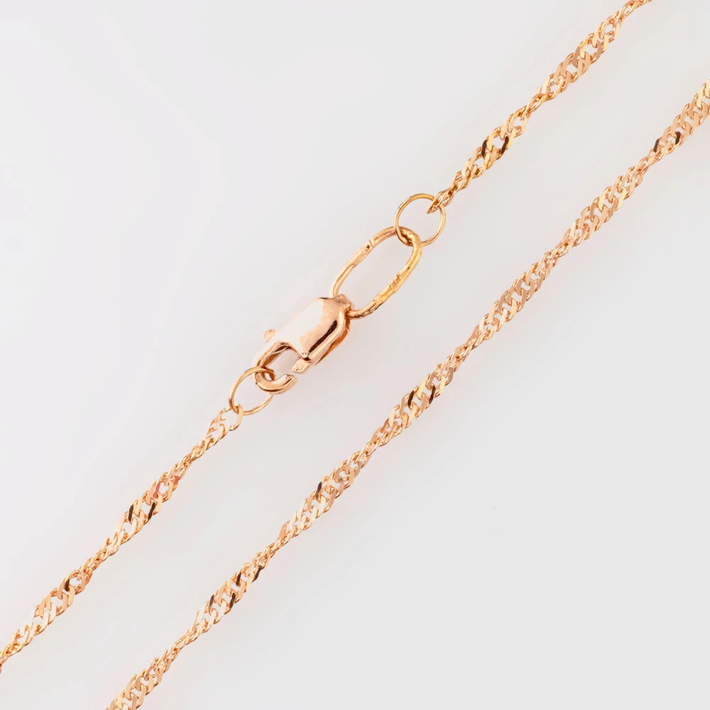 Цепь из красного золота 585 пробы