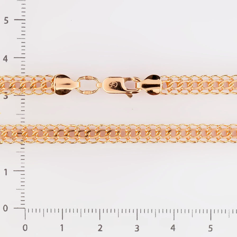 Цепь из красного золота 585 пробы