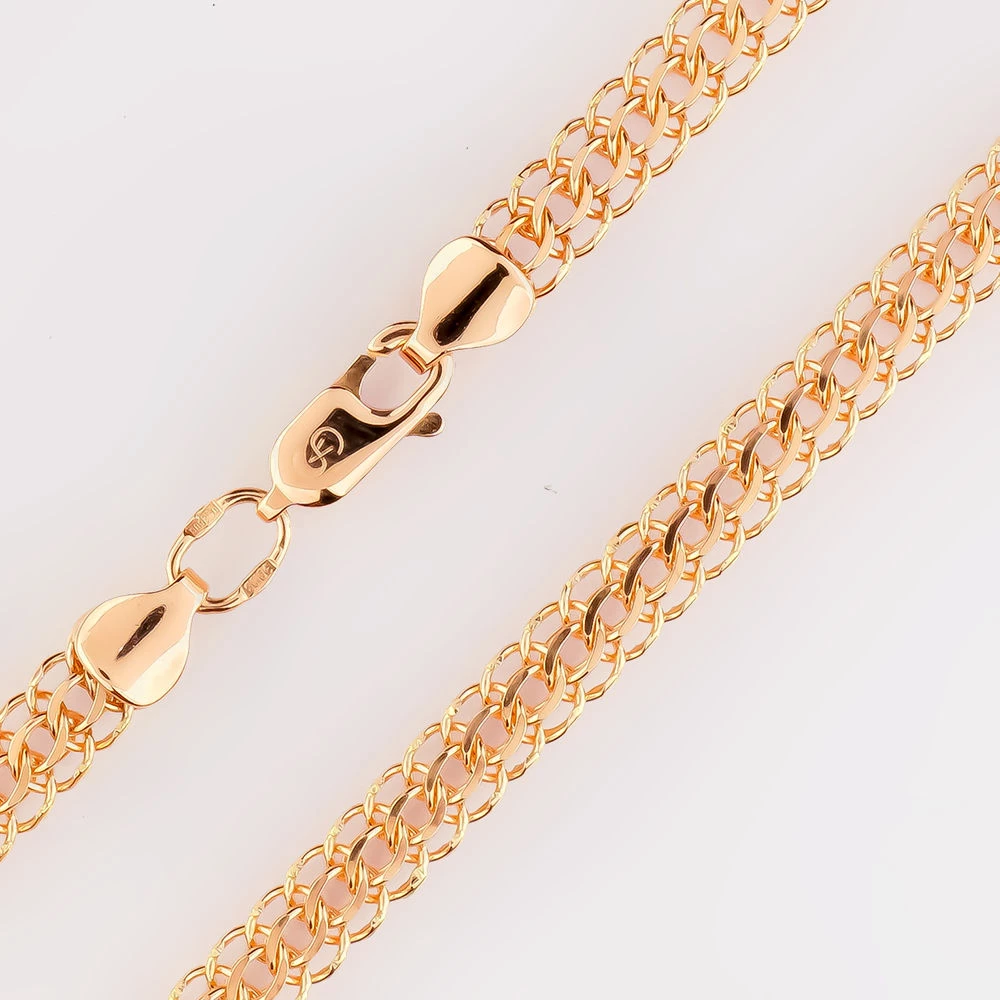 Цепь из красного золота 585 пробы