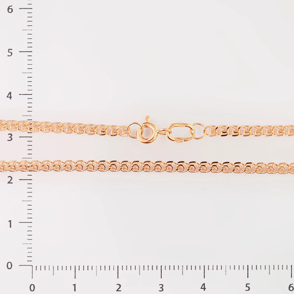 Цепь из красного золота 585 пробы