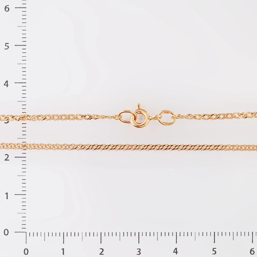 Цепь из красного золота 585 пробы