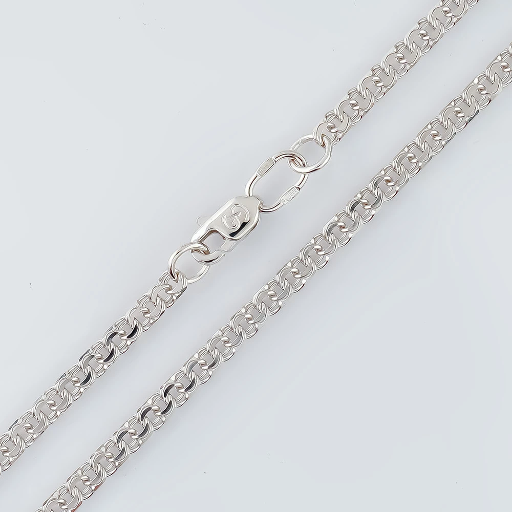 Цепь из белого золота 585 пробы