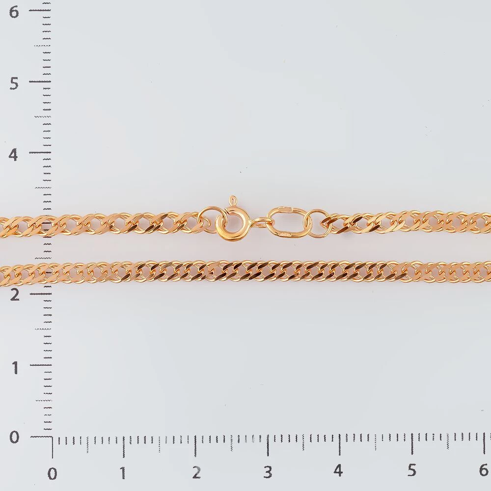 Цепь из красного золота 585 пробы