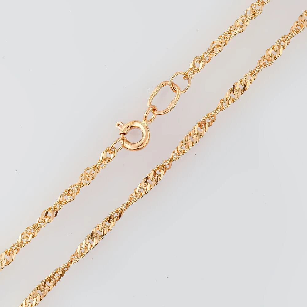 Цепь из красного золота 375 пробы