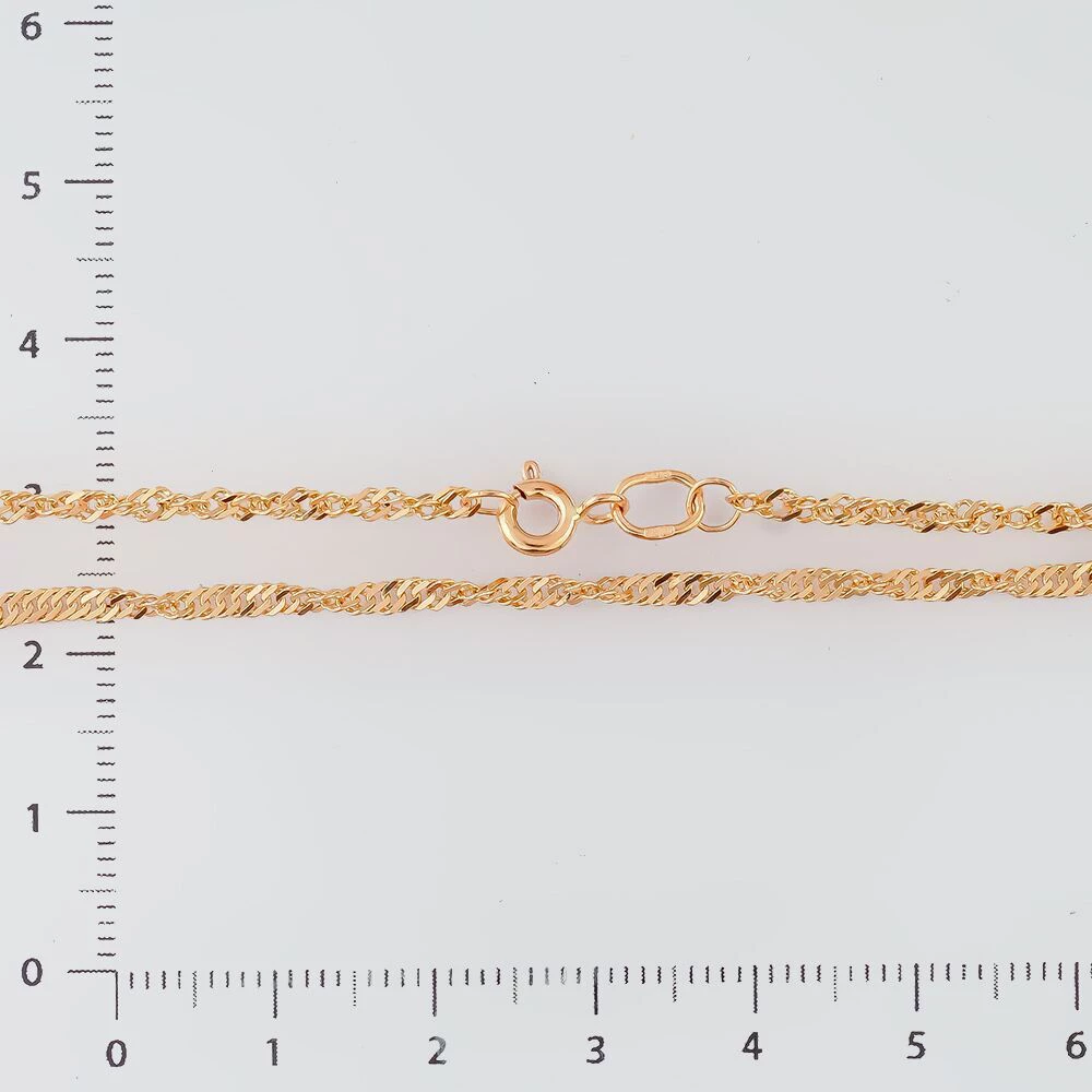 Цепь из красного золота 375 пробы