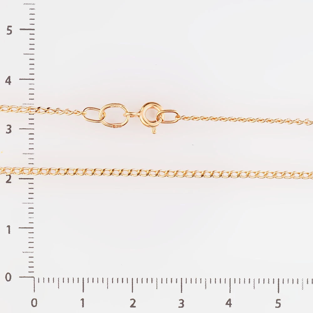 Цепь из красного золота 585 пробы