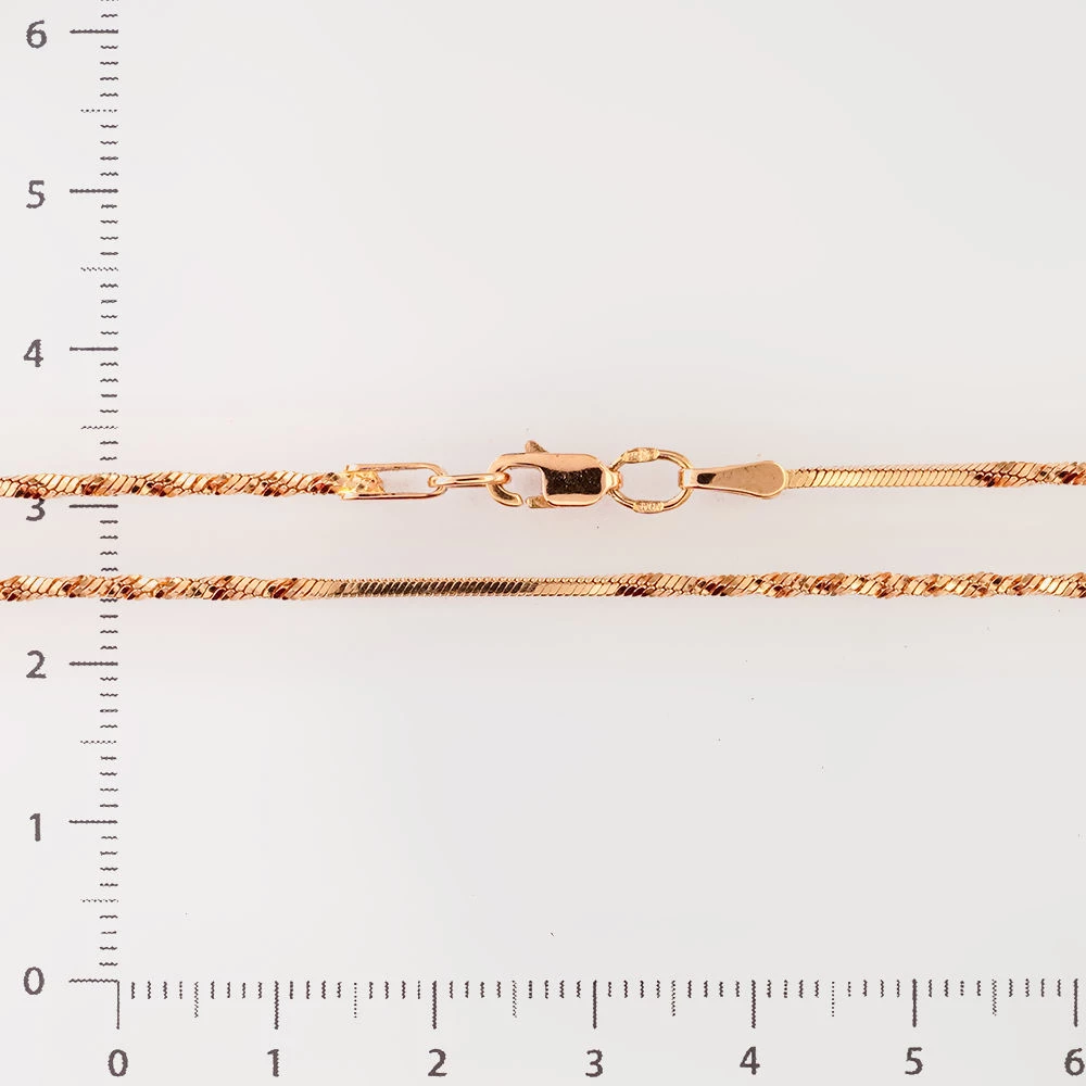 Цепь из красного золота 585 пробы