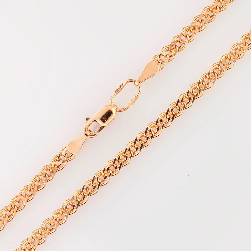 Цепь из красного золота 585 пробы